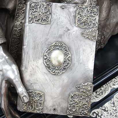 Augsburger Büste des Heiligen Aquilin – Vorzustand