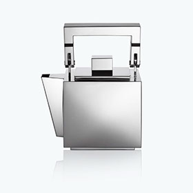 Kanne Kubus, Sterling Silber und Ebenholz